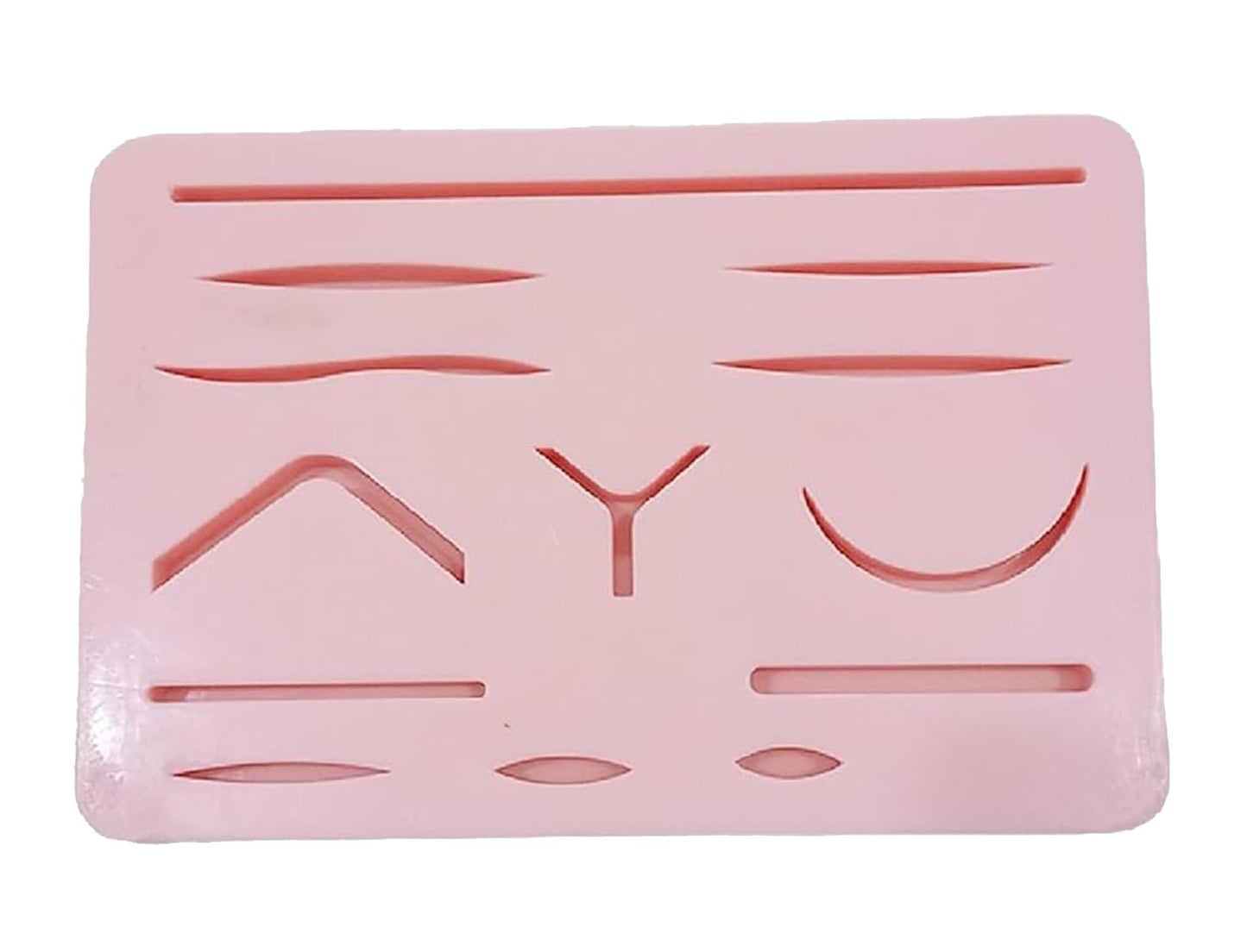 MEDIGUARD Suture Practice Kit, Large Silicone Suture Training Practice Pad