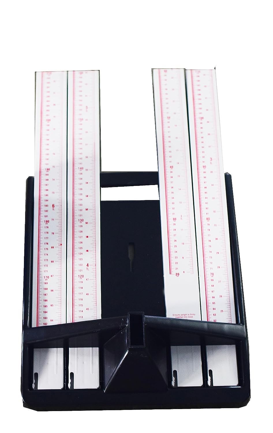 SURGIGUARD Plastic Height Measuring Scale (Stadiometer) For Adults & Children 210 Cm With Unbreakable Base (White)