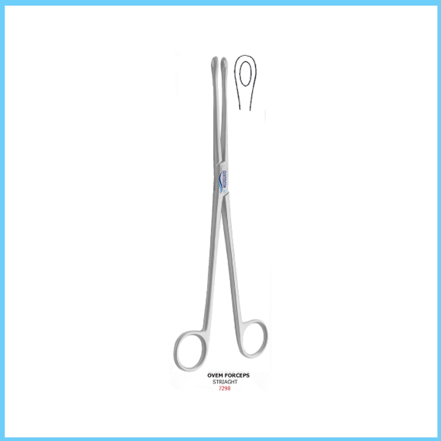 MEDIGUARD OVEM FORCEPS STRAIGHT