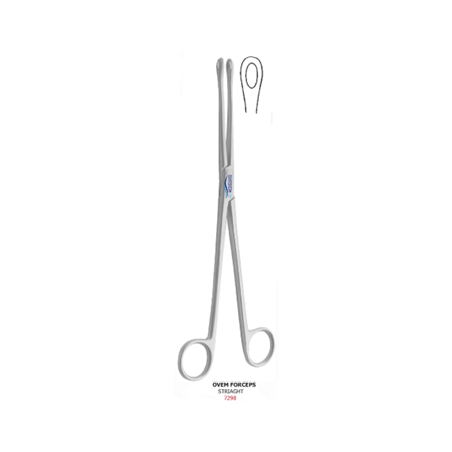 MEDIGUARD OVEM FORCEPS STRAIGHT