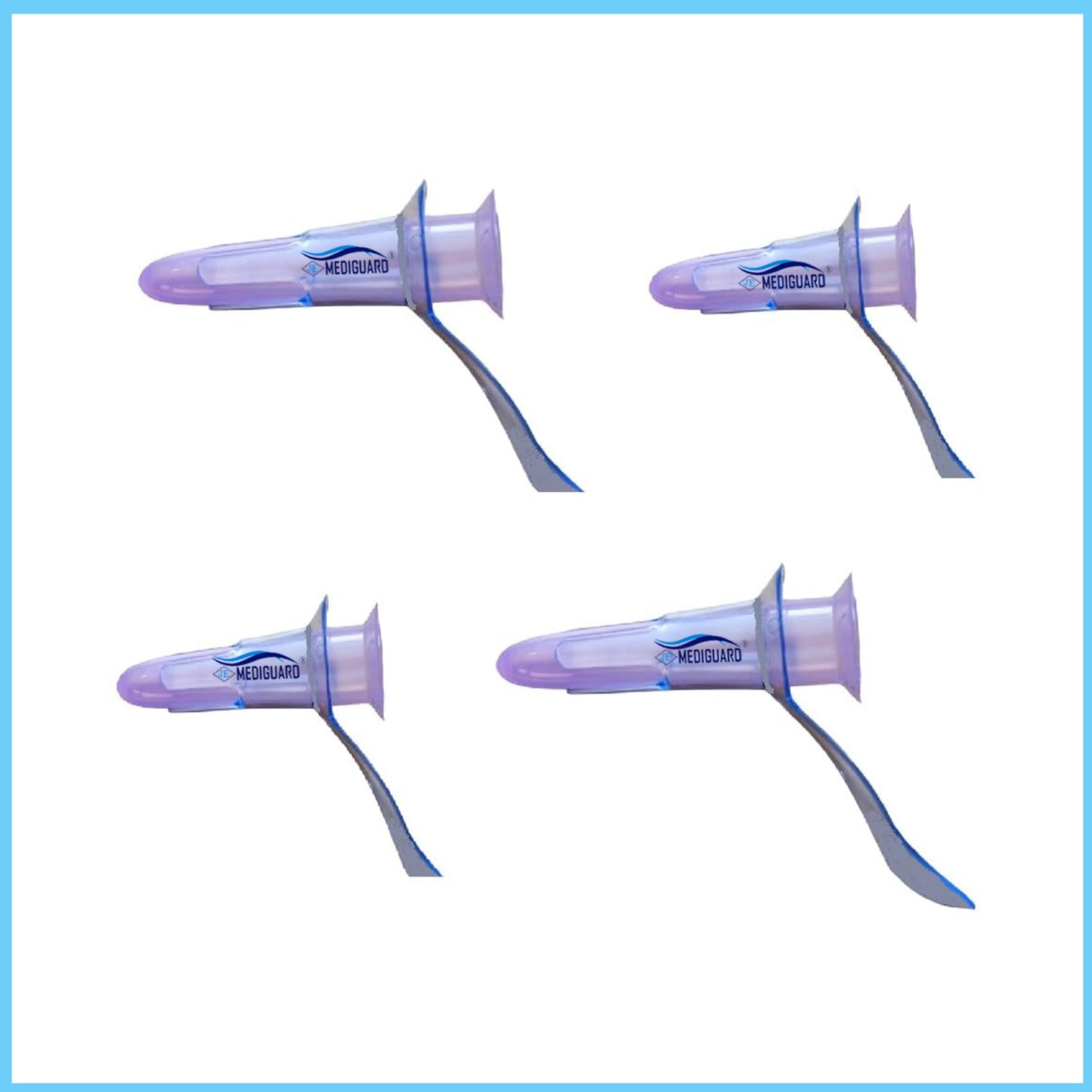 MEDIGUARD Rectal Speculum Disposable Proctoscope Plastic Sterile, Pack of 4