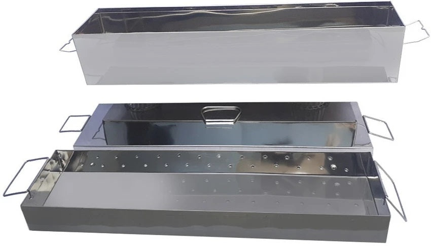 MEDIGUARD Cidexx Tray Stainless Steel Tray Sterilization 10 liters Size 27"x6"x5" Reusable Medical