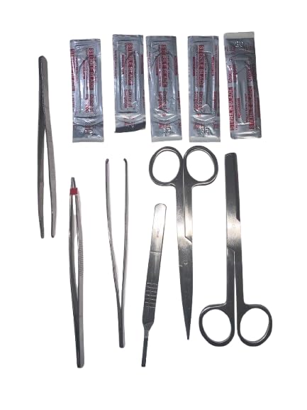 MEDIGUARD Dissection Kit for MBBS Medical Students 11Pcs Instrument Stainless Steel