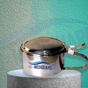 MEDIGUARD Stainless Steel Sputum Mug, Combo