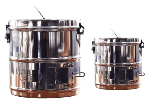 MEDIGUARD Autoclave Six Wing Nut Electric 12"x12" Capacity 21L & Dressing Drums 11"x9" & 9"x9"Combo with 1 Extra Element Free