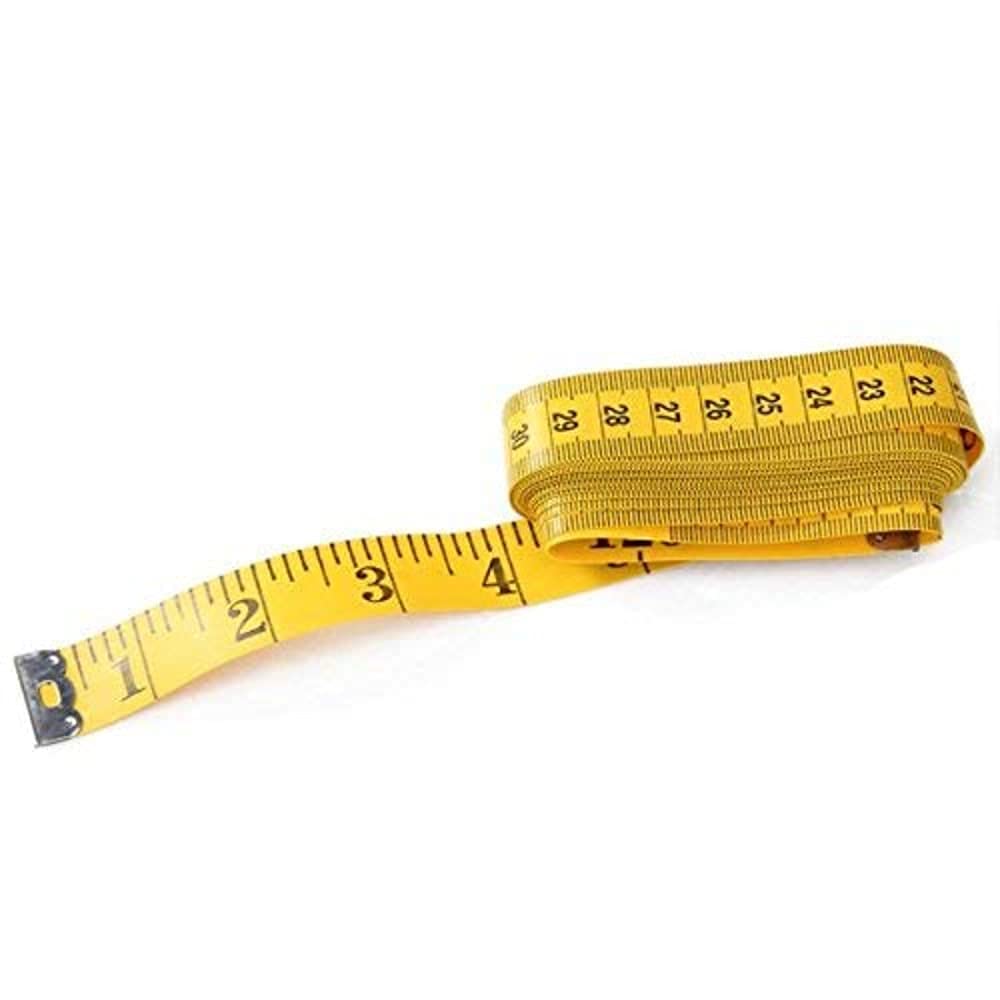 MEDIGUARD Inch Tape, Measuring Tape, Measure Tape, Measurement Tape, Inch Tape for Measurement for The Body, Tailor, Sewing, Dress Making, 150 cm Random Color Pack of 1