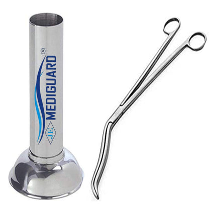 MEDIGUARD Cheatle Forceps With Cheatle Jar