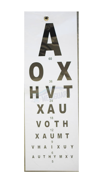 MEDIGUARD Eye Vision Test Chart (English Chart)