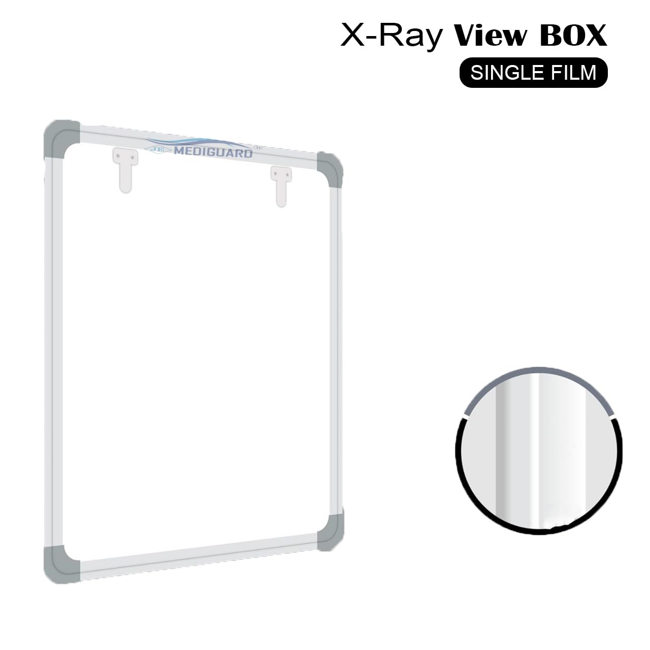 MEDIGUARD Xray View Box, Single Film LED with Automatic Film Activation Censor and Variable Brightness Controller, Size-14x17 Inch, White, Pack of 1