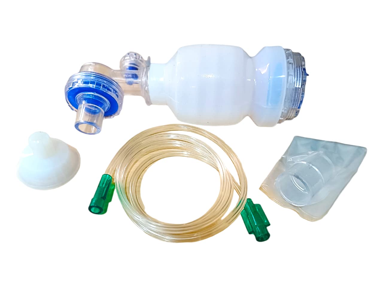 HOSPIGUARD Silicon Infant Neonatal Ambu Bag 250ml Autoclavable (RANDOM COLOR)