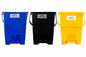 MEDIGUARD Bio_Medical Plastic Pedal Dustbin_12_Ltr_Set of 3 (BLUE, BLACK & YELLOW)