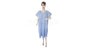 MEDIGUARD Poly Cotton Patient Dress Maxi Round Neck (Blue)