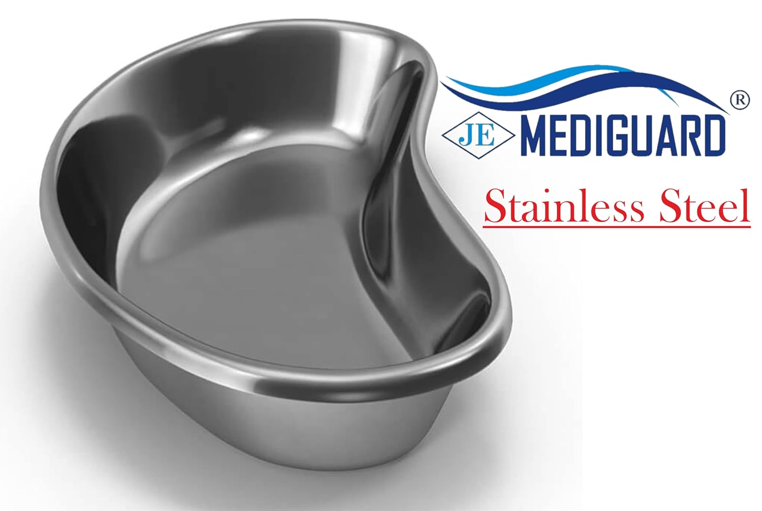 MEDIGUARD Kidney Dish Combo Of Surgical Kidney Tray Stainless Steel Kidney Tray Pack - 6" (150 MM), 8" (200 MM), 10" (250 MM), 12" (300 MM) (Set Of 4 Pcs)