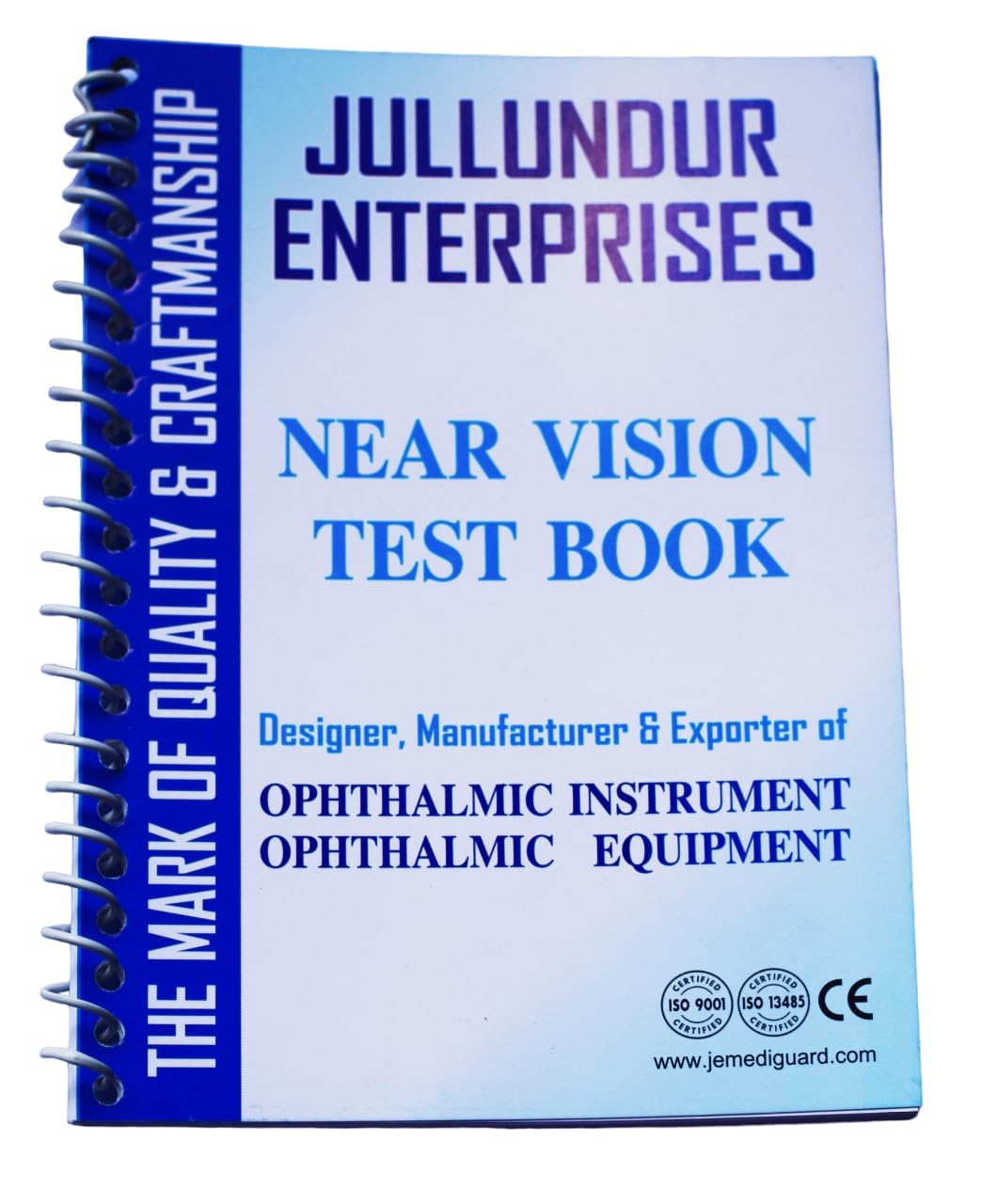 MEDIGUARD Ishihara Test Chart Book 38 Plates With Near Vision Test Book (Multicolor), Combo