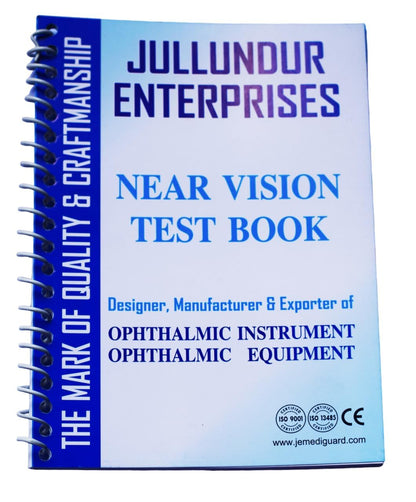 MEDIGUARD Ishihara Test Chart Book 38 Plates With Near Vision Test Book (Multicolor), Combo