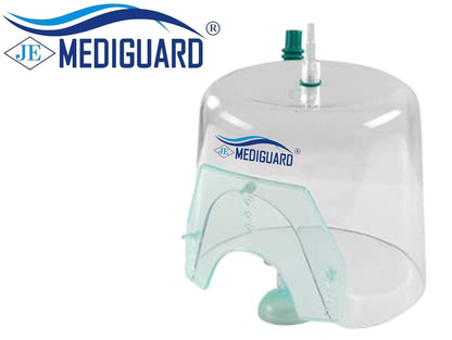 MEDIGUARD Oxygen Hood (LARGE), Seamless Construction, Unbreakable, for Newborn baby, Pediatric, NICU with Clear View for, Clinics, hospitals & Nursing Homes