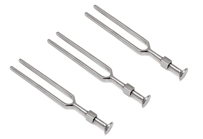 MEDIGUARD 128 Hz Tuning Fork Made up of Stainless Steel for Medical Students & Doctors PACK OF 3