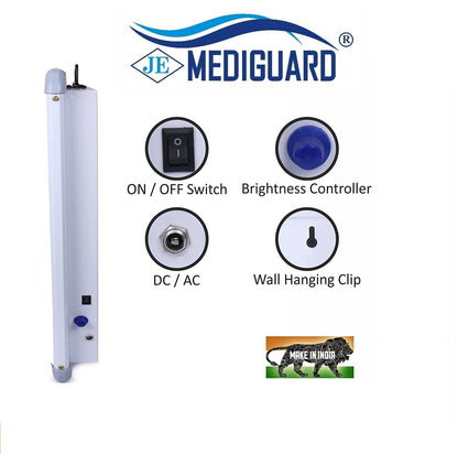 MEDIGUARD Premium Xray View Box, Double Film LED X-Ray View Box with Automatic Film Activation Censor and Variable Brightness Controller Pack of 1, 28X17 Inch