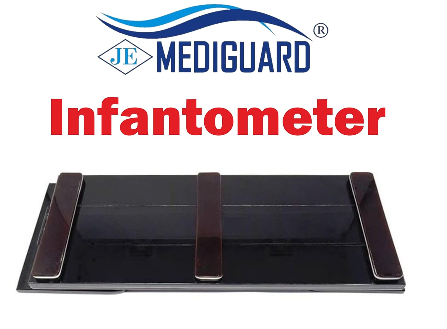 MEDIGUARD Acrylic Infantometer Scale For Baby Height Measurement Scale (Size 18" Length x 5" Width)