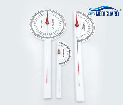 MEDIGUARD Goniometer Set Plastic PVC Plastic physiotherapy orthopedic Medical set of 3