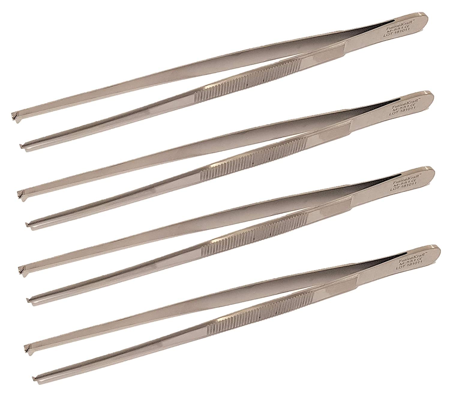 MEDIGUARD surgical Dressing forceps Plain Set of 4Pcs