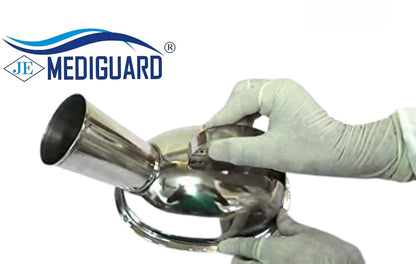 MEDIGUARD URINAL FEMALE STAINLESS STEEL