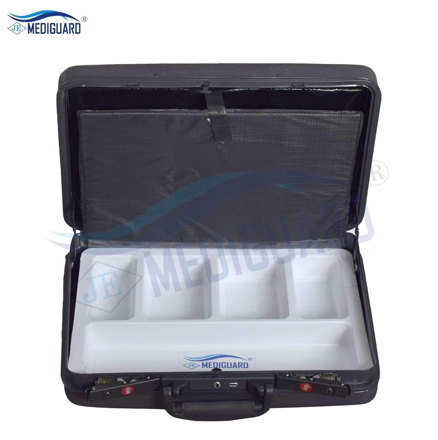 MEDIGUARD Doctor Briefcase Bag with organised space for keeping medical equipment used in clinics Size : 44cm x 32cm x 12cm