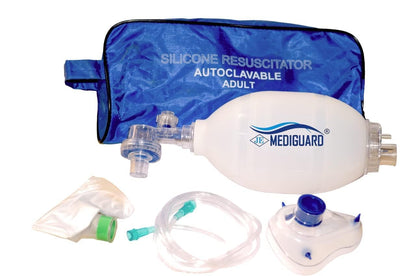 MEDIGUARD Silicone Ambu Bag Resuscitator for Adults 1600ml