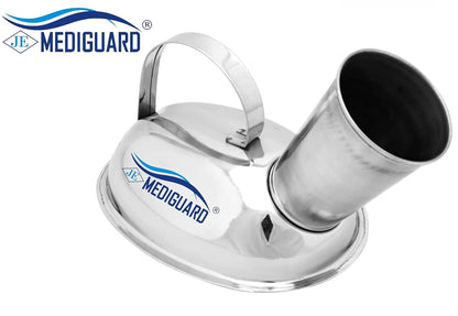 MEDIGUARD Unisex Stainless Steel Urinal