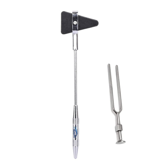 MEDIGUARD Combo of Percussion Knee Hammer with Tuning Fork 128 Hz