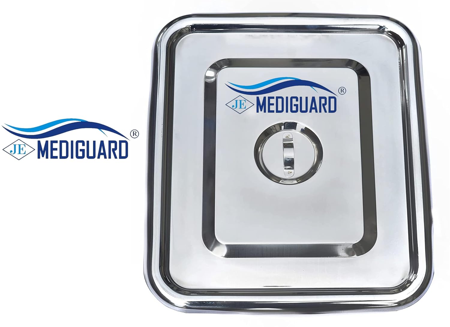 MEDIGUARD Stainless Steel Medical Instrument Tray - Durable Surgical Tool Organizer | (Size 12x10)