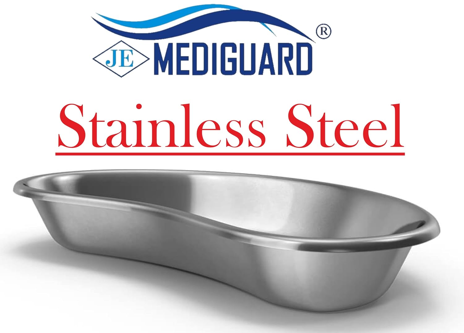 MEDIGUARD Kidney Dish Combo Of Surgical Kidney Tray Stainless Steel Kidney Tray Pack - 6" (150 MM), 8" (200 MM), 10" (250 MM), 12" (300 MM) (Set Of 4 Pcs)