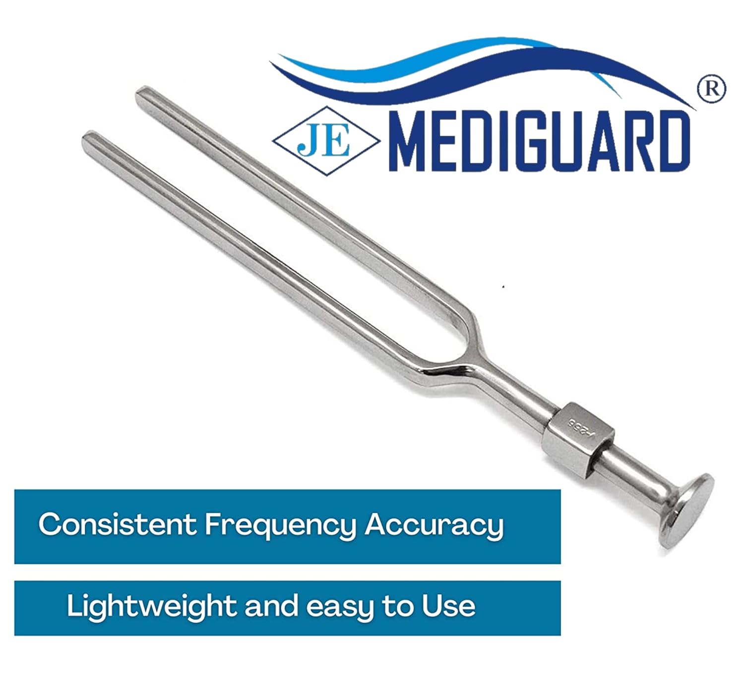 MEDIGUARD 128 Hz Tuning Fork Made up of Stainless Steel for Medical Students & Doctors