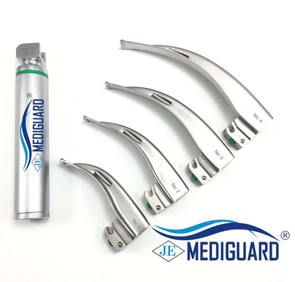 MEDIGUARD LED Laryngoscope Macintosh Type Adult with 4 blades