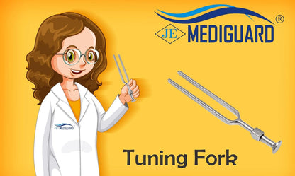 MEDIGUARD 128 Hz Tuning Fork Made up of Stainless Steel for Medical Students & Doctors