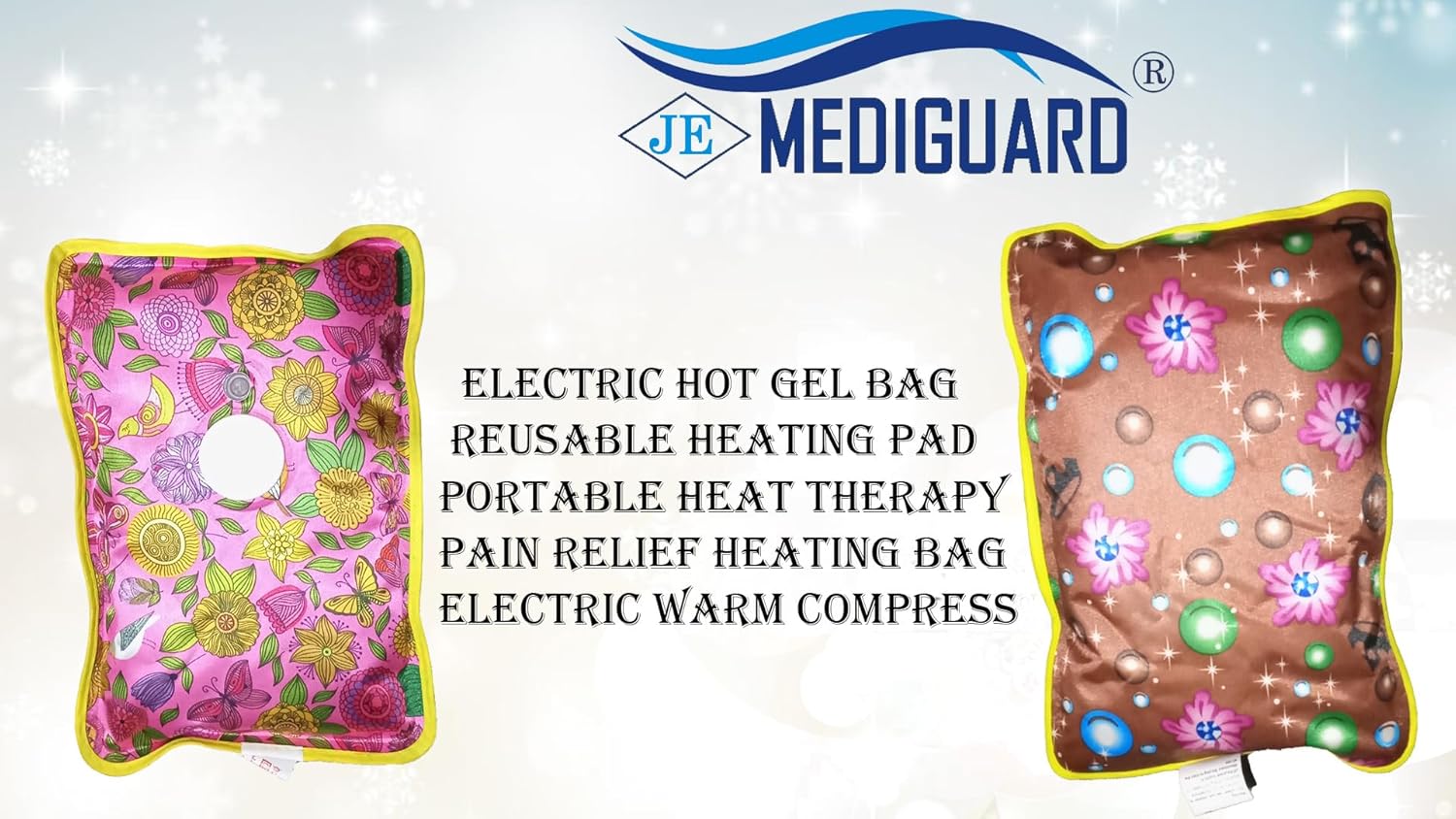 MEDIGUARD Medical Heating Bag, Hot Water Bags for Pain Relief, Hot Bga, Heating Pad-Heat Pouch Hot Water Bottle Bag, Electric Hot Water Bag, Heating Pad for Pain Relief (Multi Colors)