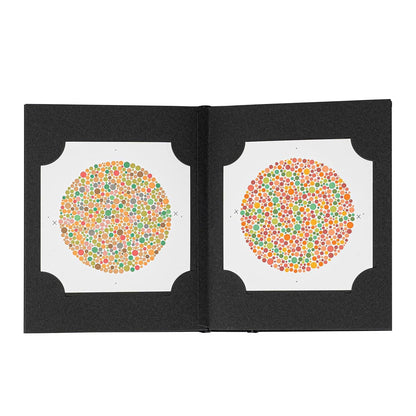 MEDIGUARD Ishihara Test Chart Book for Color Deficiency with 38 Plates (Multicolor) Eye Test Book for Color Blindness Comprehensive Color Vision Test Ishihara colour Vision Book set of 2