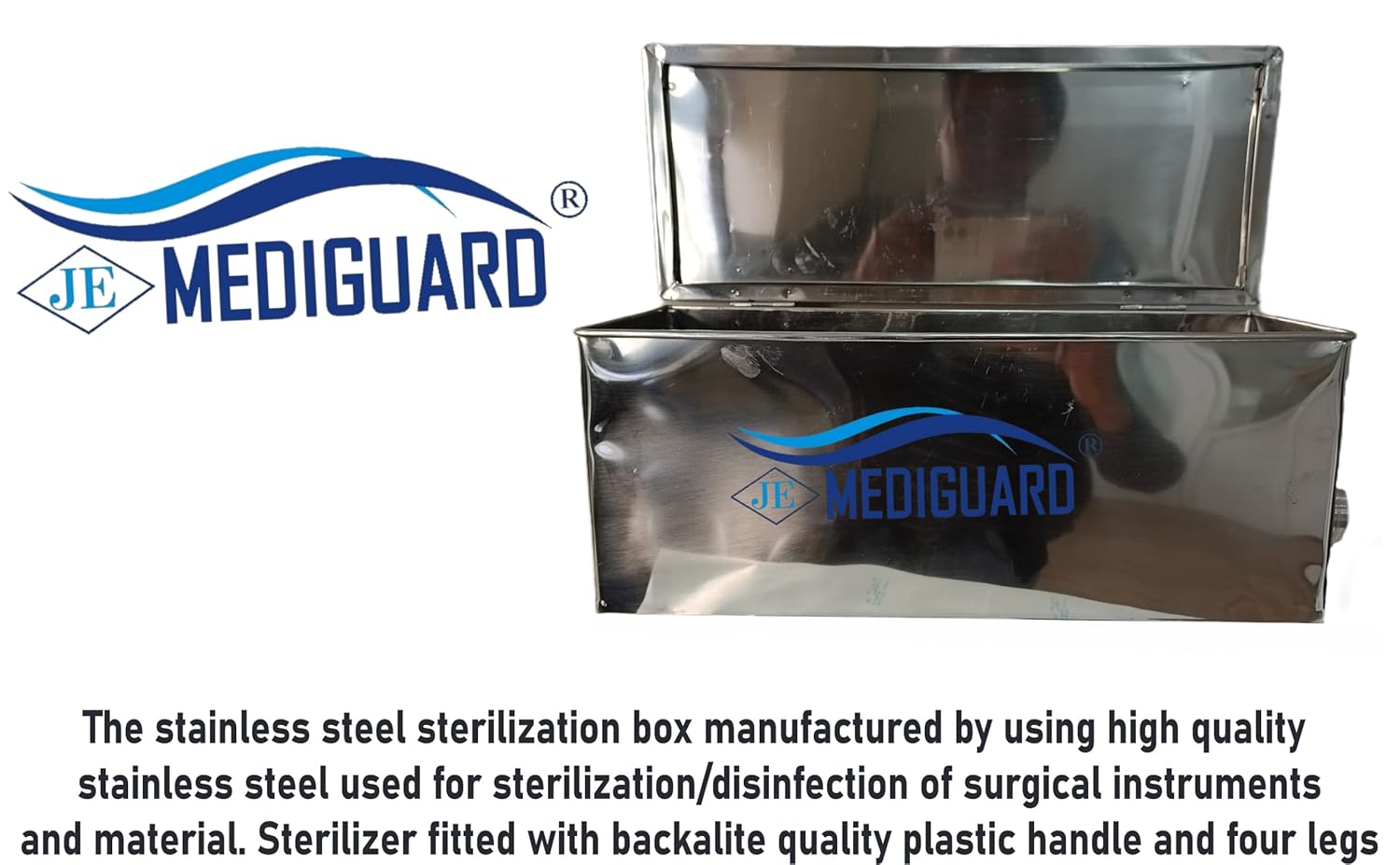 MEDIGUARD Electric Instrument sterilizer size 8-inch sterilization 8"x5"x3"