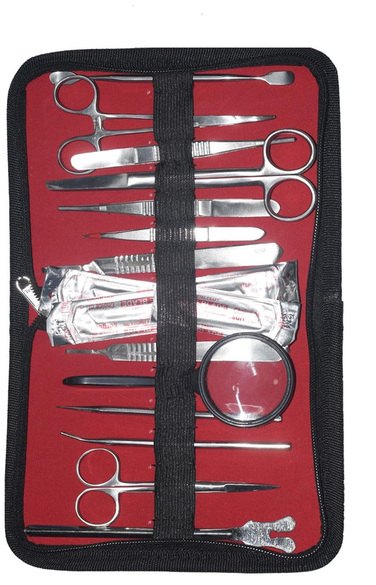 MEDIGUARD Dissection Kit for MBBS Medical Students 17Pcs Instrument Stainless Steel