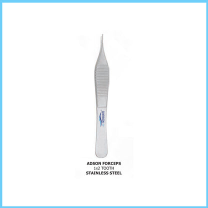 MEDIGUARD ADSON FORCEPS 1X2 TOOTH