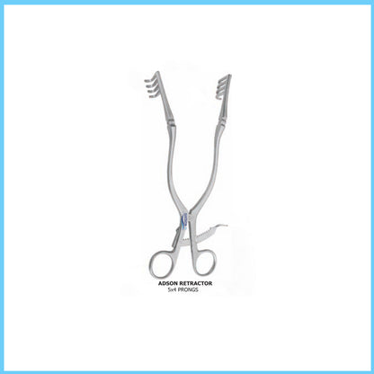 MEDIGUARD ADSON RETRACTOR 5x4 PRONGS