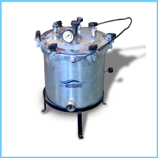 MEDIGUARD Autoclave Six Wing Nut Electric 21L (12"x12") with 1 Extra Element Free