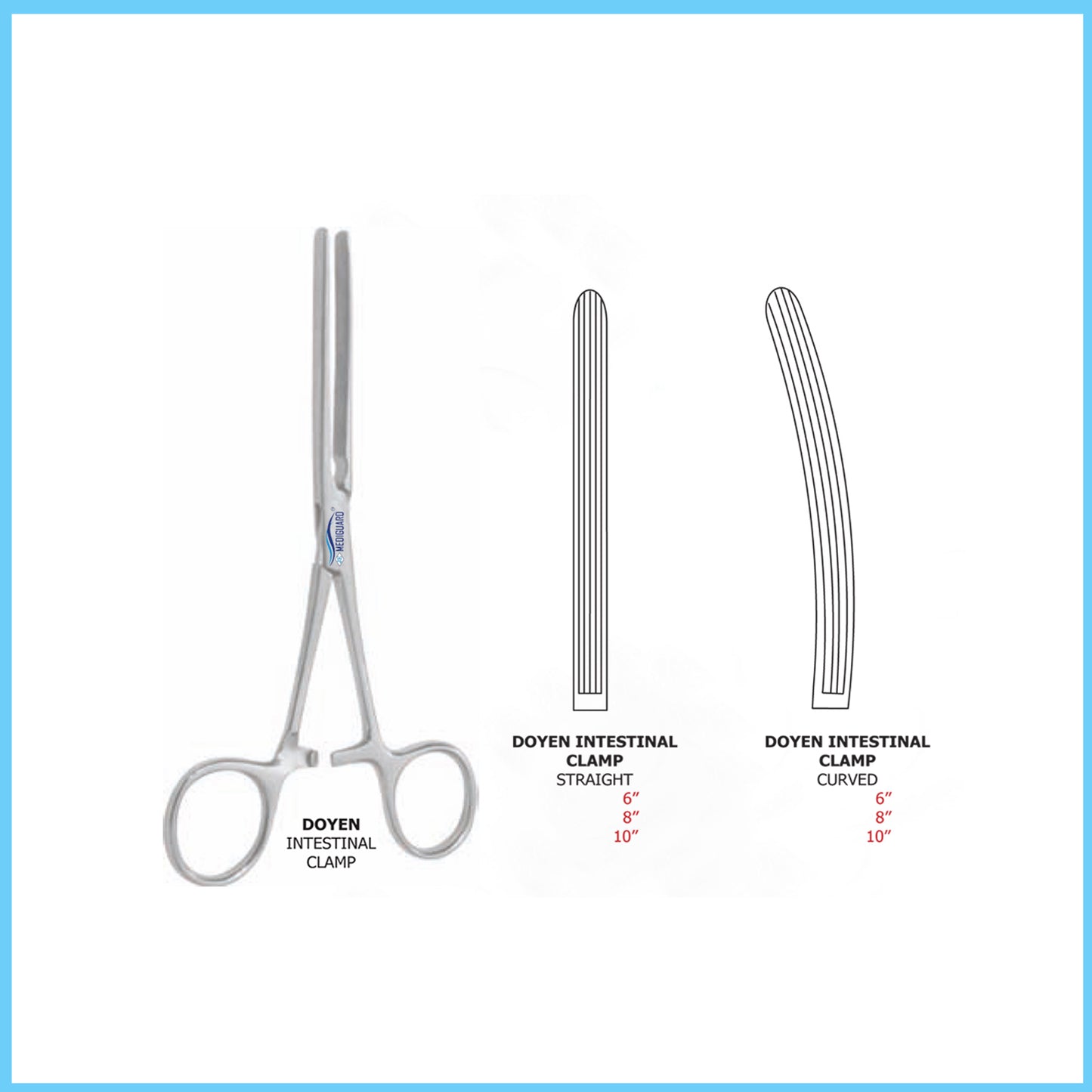 MEDIGUARD DOYEN INTESTINAL CLAMP