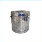 MEDIGUARD Dressing Drum  9"x6" Jointed Stainless Steel, 9" Diameter x 6" Height