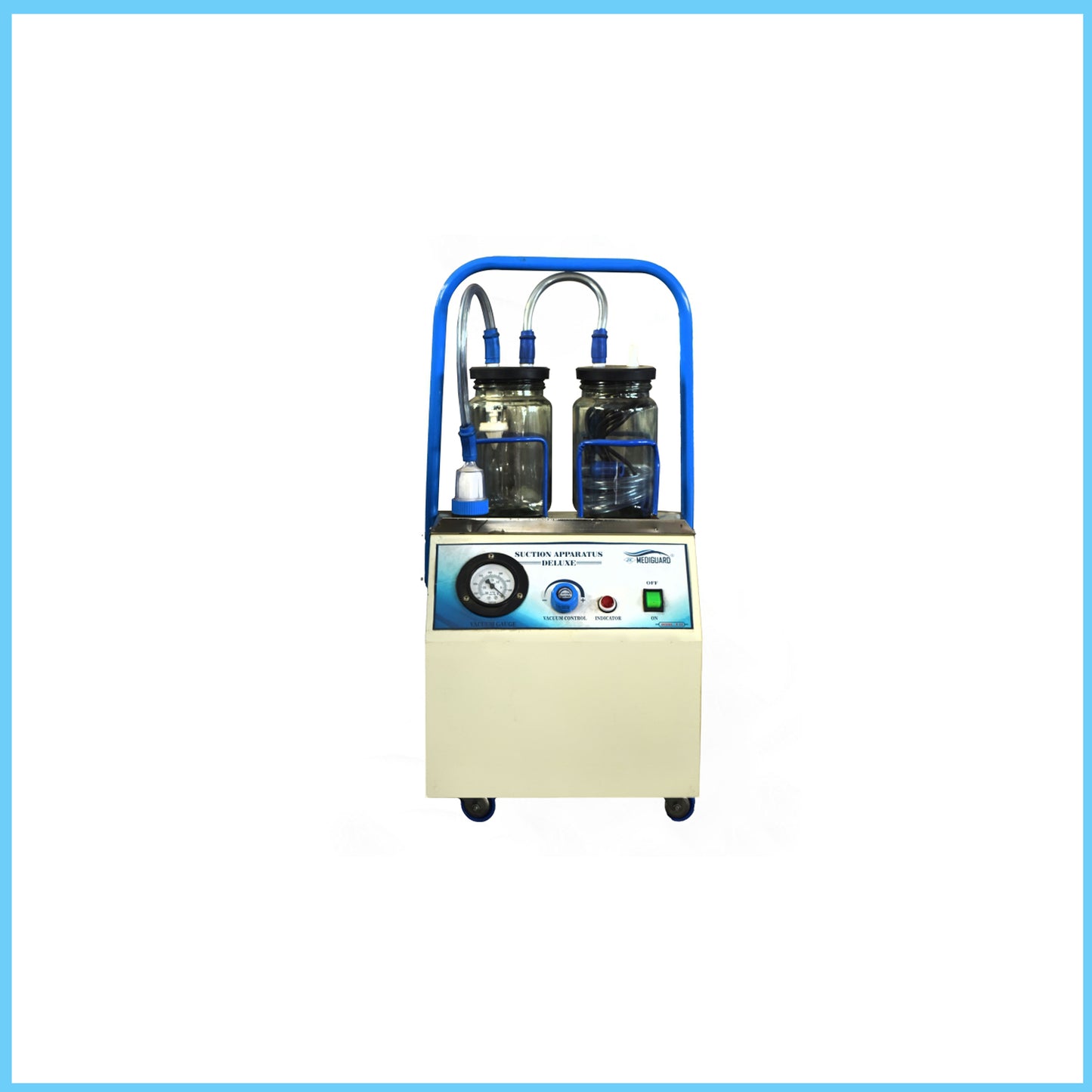 MEDIGUARD ELECTRIC SUCTION MACHINE 0.25 HP DELUXE