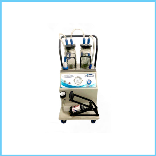 MEDIGUARD ELECTRIC CUM FOOT SUCTION MACHINE 0.25 HP DELUXE