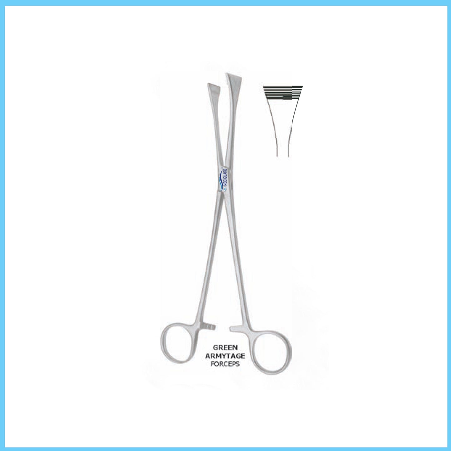 MEDIGUARD GREEN ARMY TAGE FORCEPS