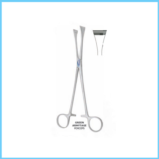 MEDIGUARD GREEN ARMY TAGE FORCEPS