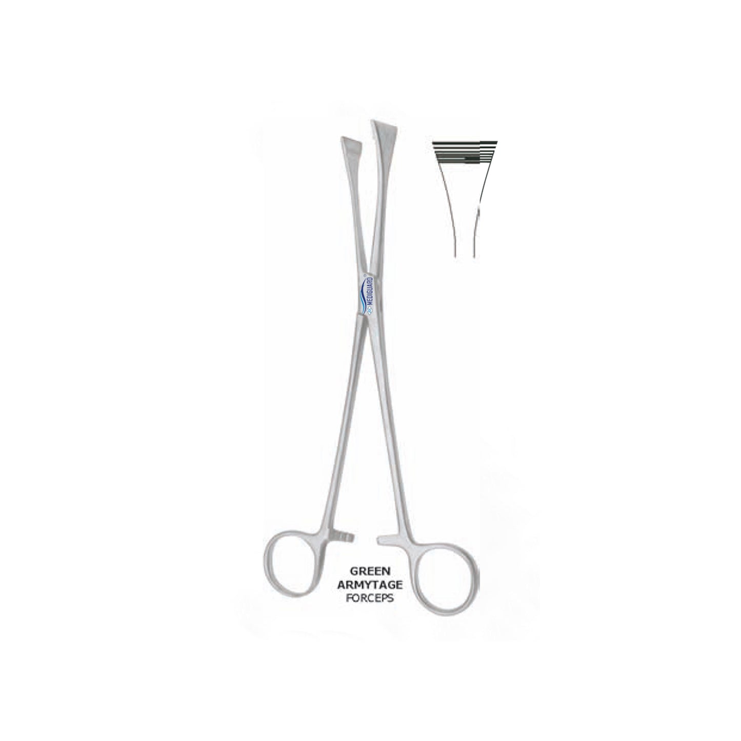 MEDIGUARD GREEN ARMY TAGE FORCEPS