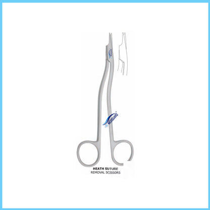 MEDIGUARD HEATH SUTURE REMOVAL SCISSOR / SUTURE CUTTING SCISSORS